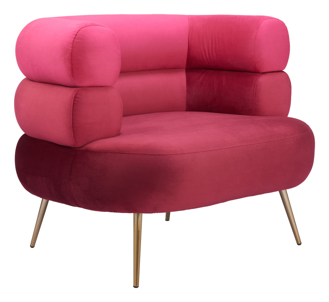 The Arish Accent Chair Red  Era and Style Inspired Home Decor 1