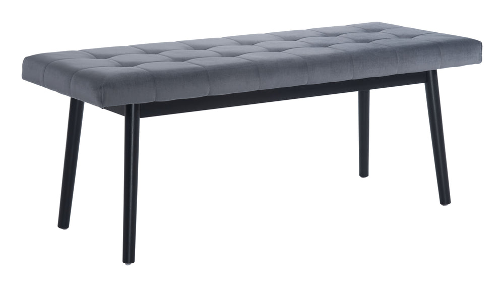 The Tanner Bench Gray & Black  Era and Style Inspired Home Decor 1