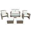 4-Piece Tengbian All Weather Wicker Patio Furniture Set