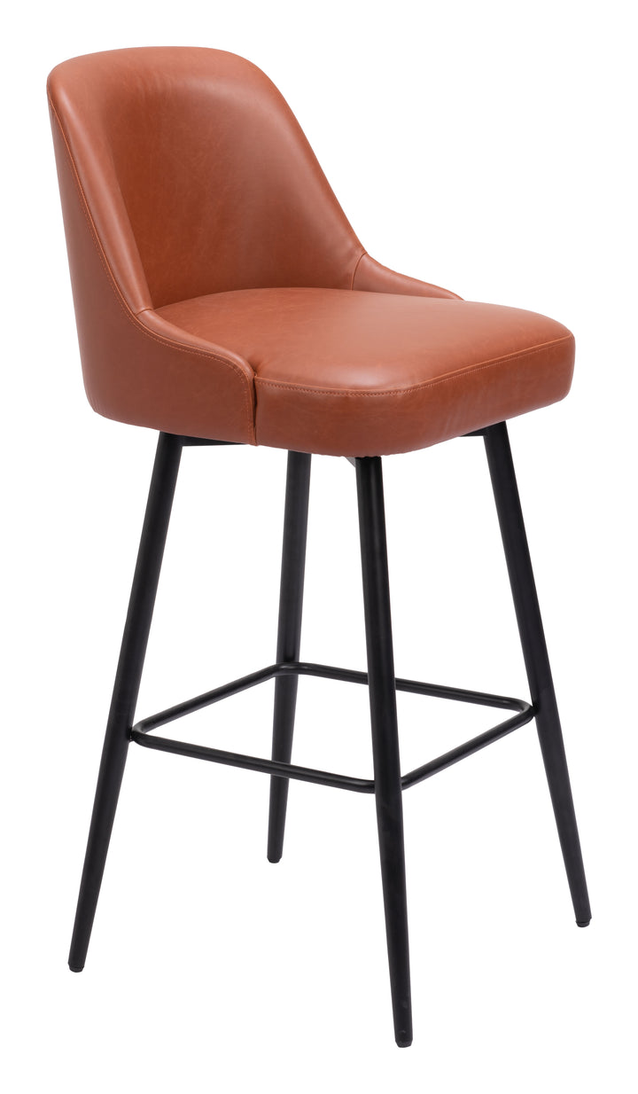 The Keppel Swivel Barstool Brown  Era and Style Inspired Home Decor 1