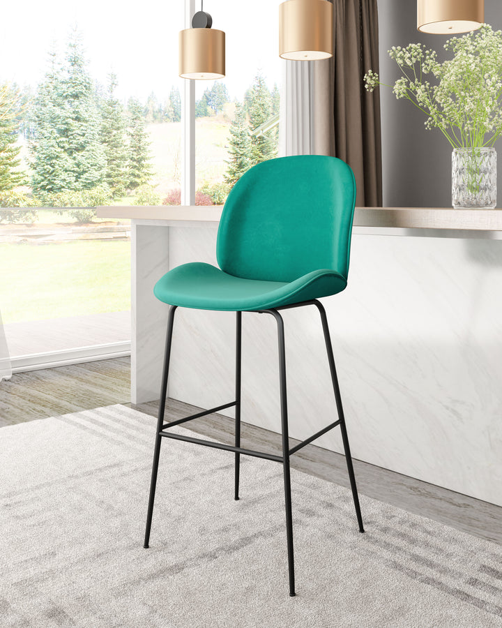 The Miles Barstool Green  Era and Style Inspired Home Decor 1