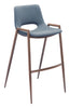 The Desi Barstool (Set of 2) Azure Gray & Walnut  Era and Style Inspired Home Decor 1