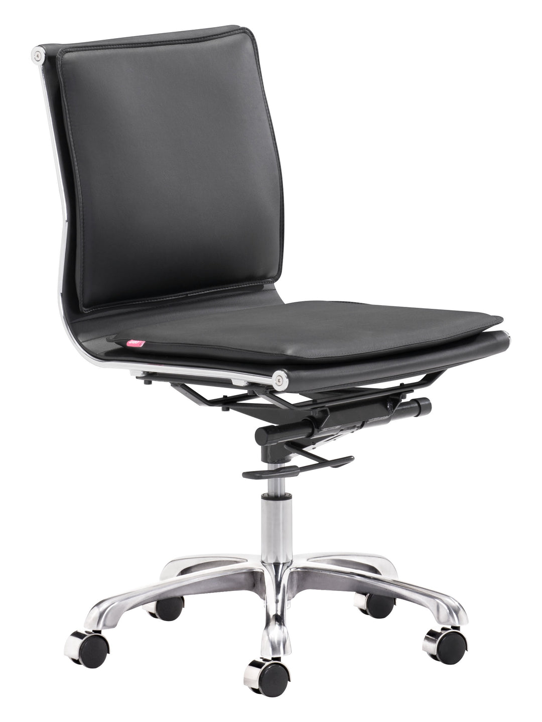 The Lider Plus Armless Office Chair Black  Era and Style Inspired Home Decor 1