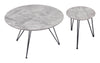 The Kerris Coffee Table Set (2-Piece) Gray & Black  Era and Style Inspired Home Decor 1