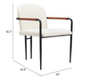 The Sibu Dining Chair (Set of 2) Cream  Era and Style Inspired Home Decor 1