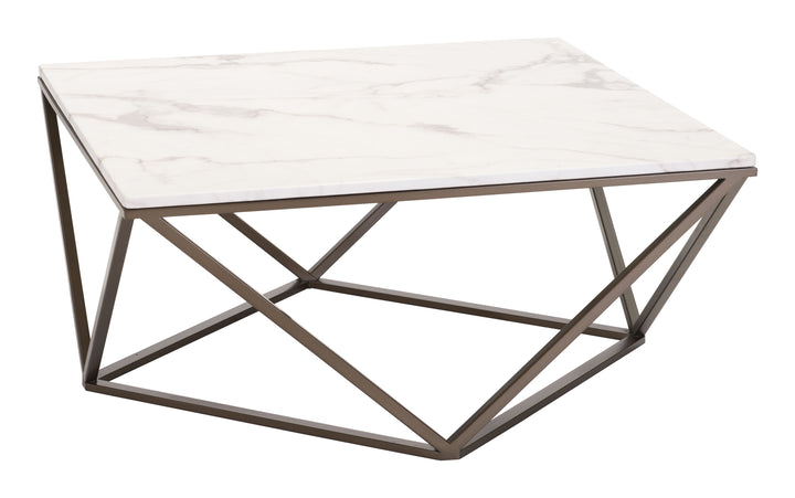 The Tintern Coffee Table White & Antique Bronze  Era and Style Inspired Home Decor 1