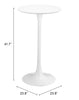 The Auray Bar Table White  Era and Style Inspired Home Decor 1