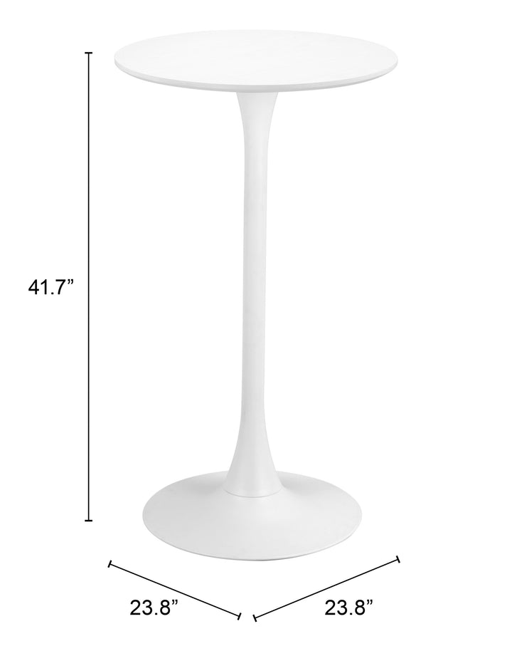 The Auray Bar Table White  Era and Style Inspired Home Decor 1