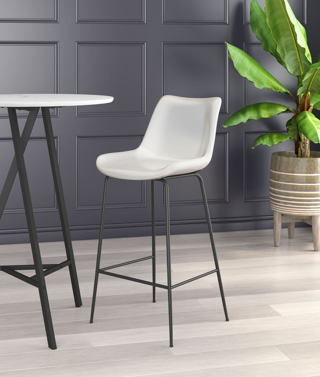 The Byron Barstool White  Era and Style Inspired Home Decor 1