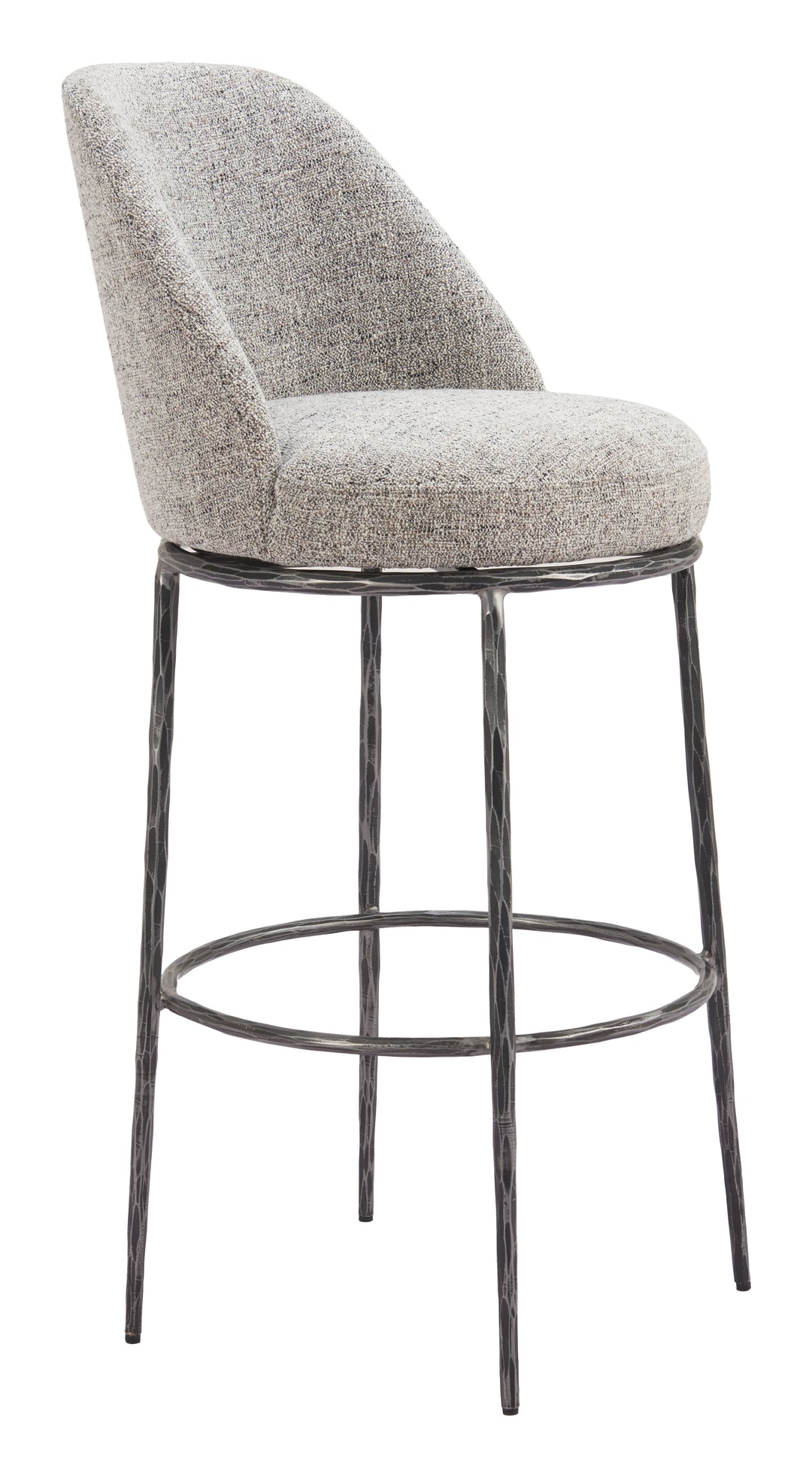 The Nordhavn Swivel Barstool Gray  Era and Style Inspired Home Decor 1