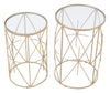 The Hadrian Side Table Set (2-Piece) Gold  Era and Style Inspired Home Decor 1