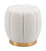 The Napa Ottoman Ivory  Era and Style Inspired Home Decor 1