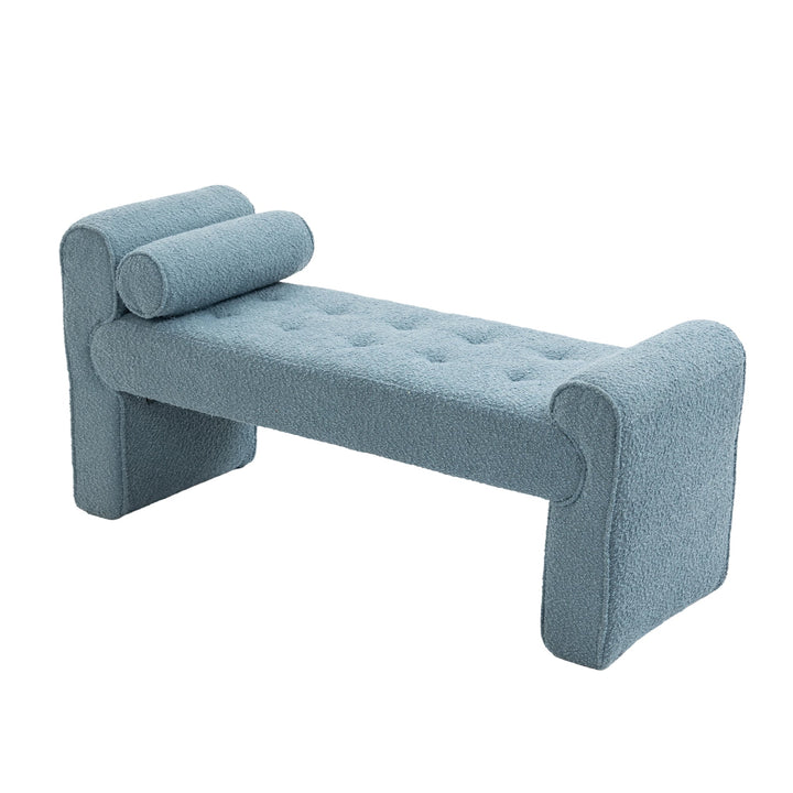 Loop Gauze Modern Ottoman Bench