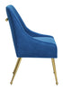 The Maxine Dining Chair Navy Blue & Gold  Era and Style Inspired Home Decor 1