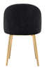 The Cozy Dining Chair (Set of 2) Black & Gold  Era and Style Inspired Home Decor 1