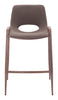 The Desi Counter Stool (Set of 2) Brown & Walnut  Era and Style Inspired Home Decor 1