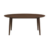 The Ada Mid Century Modern Style Solid Wood Walnut Oval Dining Table Era and Style Inspired Home Décor 6