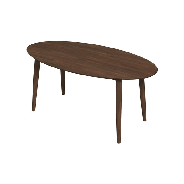 The Ada Mid Century Modern Style Solid Wood Walnut Oval Dining Table Era and Style Inspired Home Décor 1