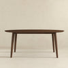 The Ada Mid Century Modern Style Solid Wood Walnut Oval Dining Table Era and Style Inspired Home Décor 5