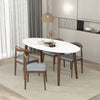 The Ada Mid Century Modern Style Solid Wood Walnut Oval Dining Table Era and Style Inspired Home Décor 2