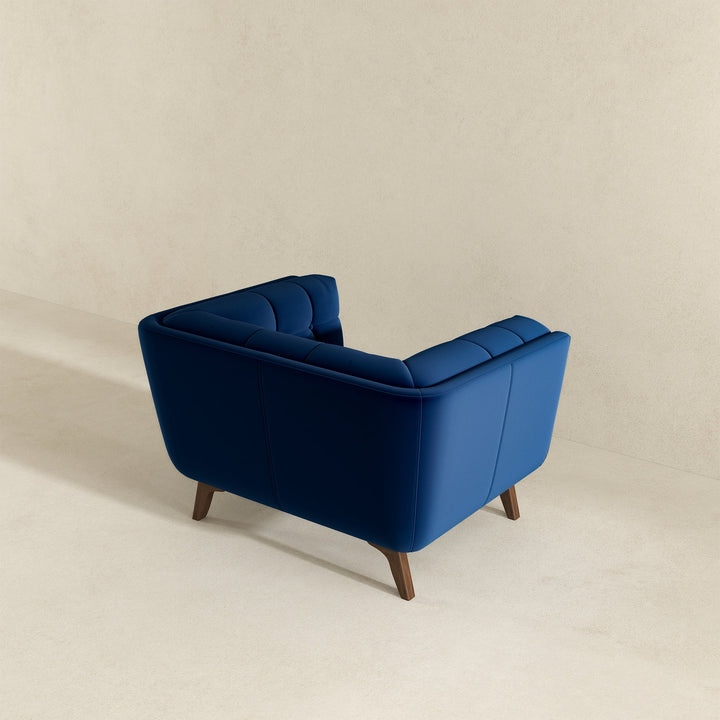 The Addison Lounge Chair(Dark Blue Velvet) Era and Style Inspired Home Décor 7