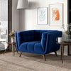 The Addison Lounge Chair(Dark Blue Velvet) Era and Style Inspired Home Décor 3