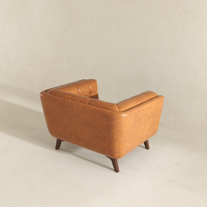 The Addison Lounge Chair (Cognac Leather) Era and Style Inspired Home Décor 4