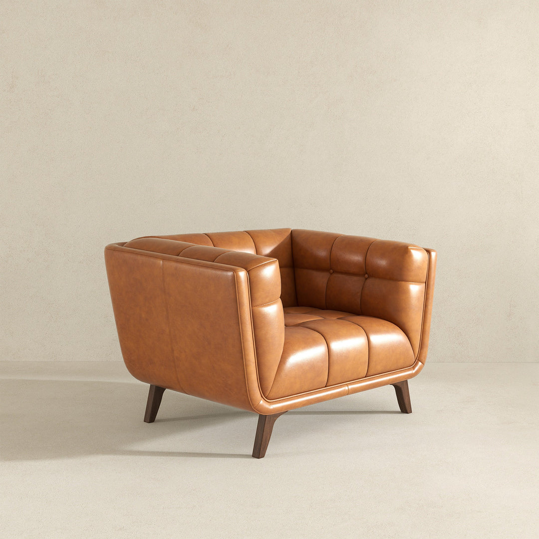 The Addison Lounge Chair (Cognac Leather) Era and Style Inspired Home Décor 6