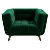 The Addison Lounge Chair (Dark Green Velvet) Era and Style Inspired Home Décor 1