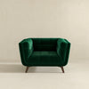 The Addison Lounge Chair (Dark Green Velvet) Era and Style Inspired Home Décor 4