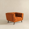 The Addison Lounge Chair (Burnt Orange Velvet) Era and Style Inspired Home Décor 4