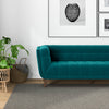 The Addison Small Teal Velvet Sofa Era and Style Inspired Home Décor 4