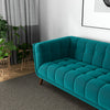 The Addison Small Teal Velvet Sofa Era and Style Inspired Home Décor 7