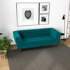 The Addison Small Teal Velvet Sofa Era and Style Inspired Home Décor 8