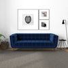 The Addison Sofa (Large - Dark Blue Boucle with Metal Feet) Era and Style Inspired Home Décor 6