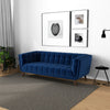 The Addison Sofa (Large - Dark Blue Boucle with Metal Feet) Era and Style Inspired Home Décor 3