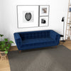 The Addison Sofa (Large - Dark Blue Boucle with Metal Feet) Era and Style Inspired Home Décor 8