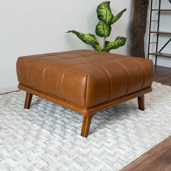 The Addison Square Upholstered Ottoman Era and Style Inspired Home Décor 5