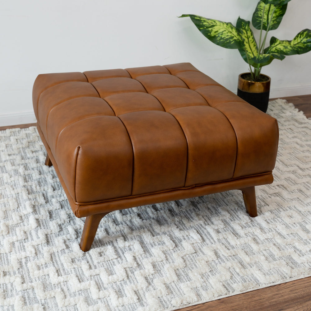 The Addison Square Upholstered Ottoman Era and Style Inspired Home Décor 2