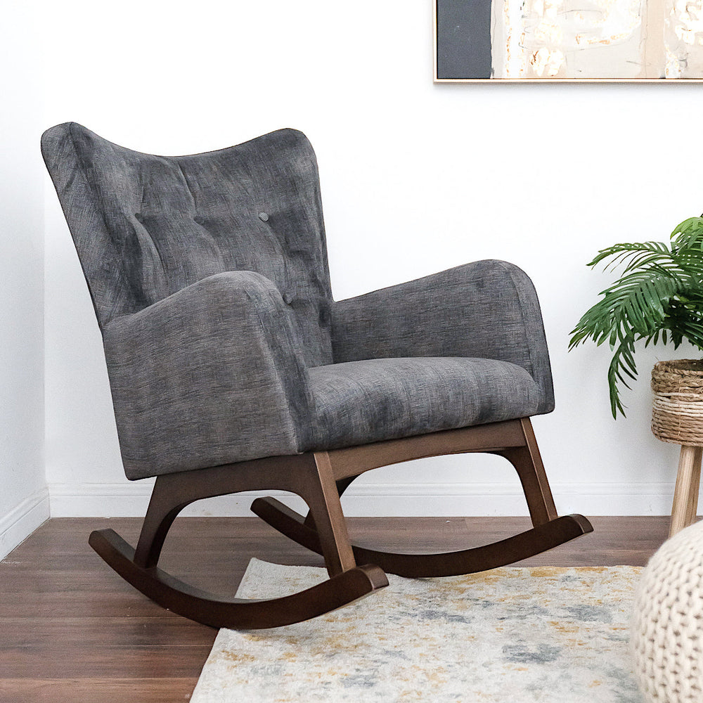 The Alistair Solid Wood Rocking Chair Era and Style Inspired Home Décor 2