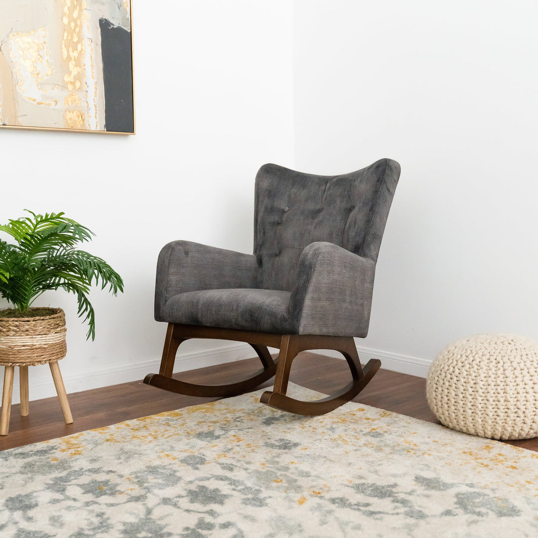 The Alistair Solid Wood Rocking Chair Era and Style Inspired Home Décor 5