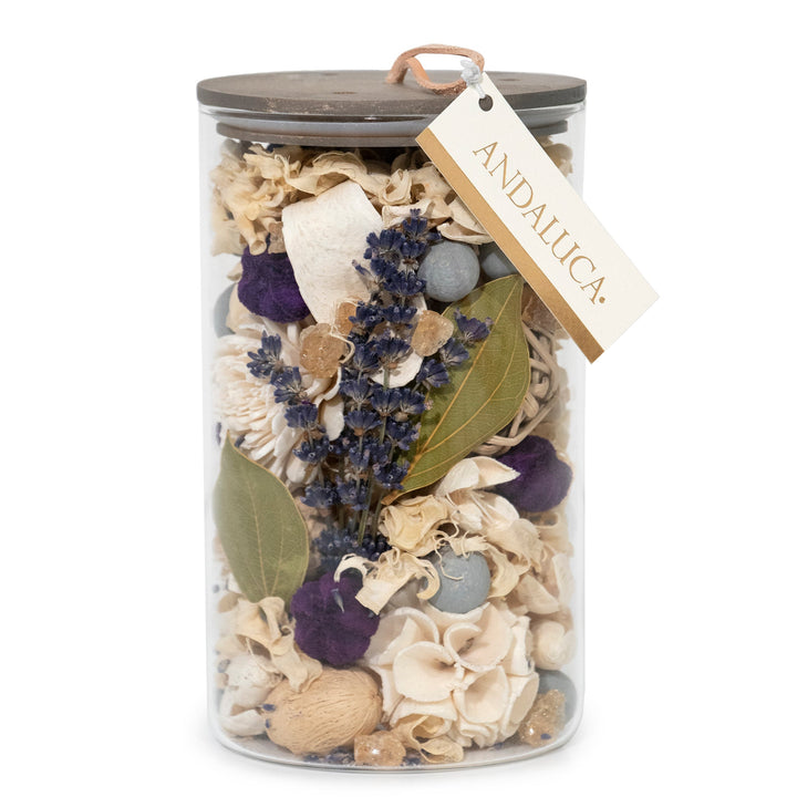 Amber Lavender Potpourri Jar