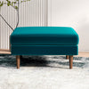 The Amber Square Upholstered Ottoman Era and Style Inspired Home Décor 3