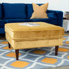 The Amber Square Upholstered Ottoman Era and Style Inspired Home Décor 2