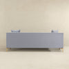 The Angelina Sofa 91" (Light Grey Velvet) Era and Style Inspired Home Décor 6