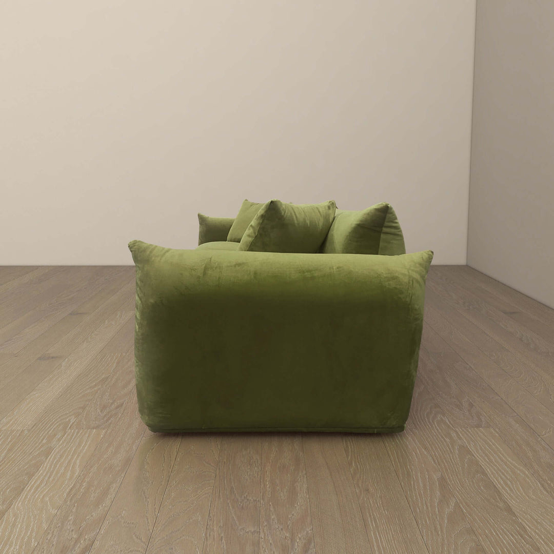 The Arlo Olive Green Velvet Sofa Era and Style Inspired Home Décor 4