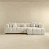 The Beatrice Modern Tufted Ivory Boucle Right Sectional Sofa Era and Style Inspired Home Décor 2