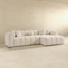 The Beatrice Modern Tufted Ivory Boucle Right Sectional Sofa Era and Style Inspired Home Décor 4