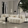 The Beatrice Modern Tufted Ivory Boucle Right Sectional Sofa Era and Style Inspired Home Décor 1