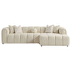 The Beatrice Modern Tufted Ivory Boucle Right Sectional Sofa Era and Style Inspired Home Décor 7